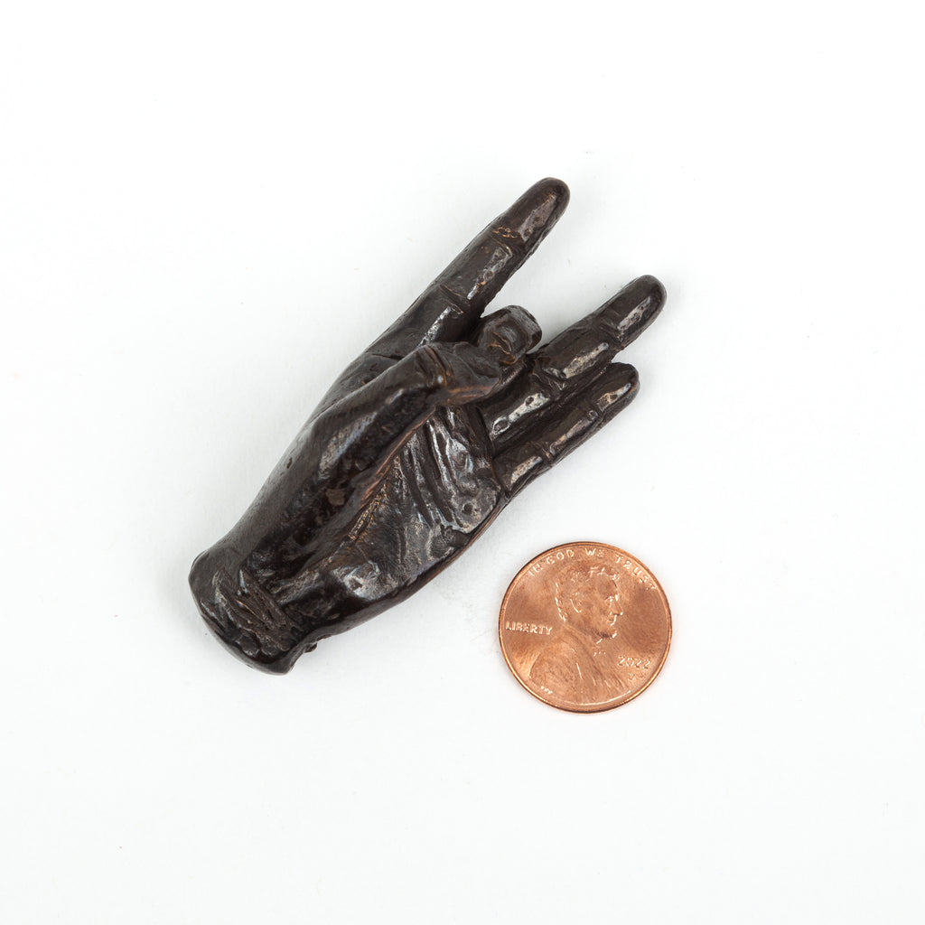 Anne Ricketts Sculptures - Hand Series - Patience Hand (Shuni Mundra)