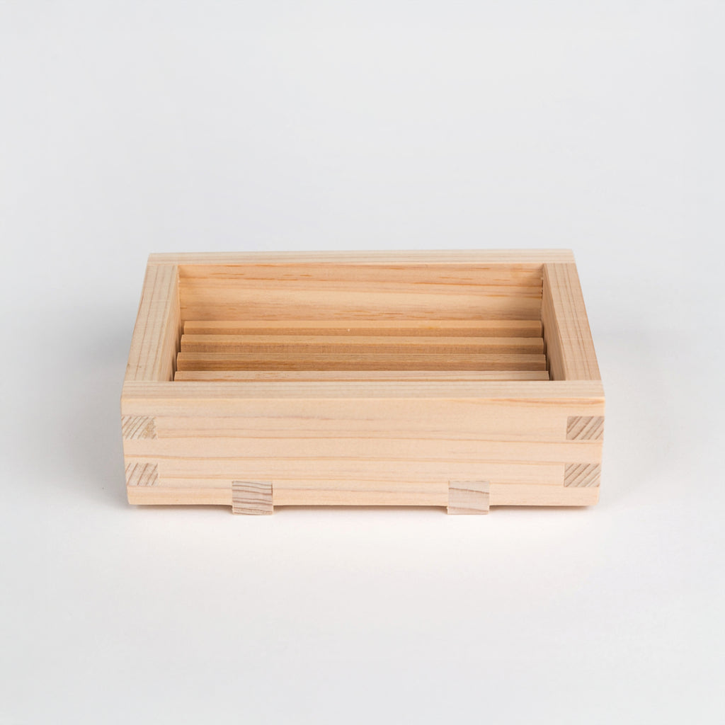 Hinoki Soap Rest - Slatted Box