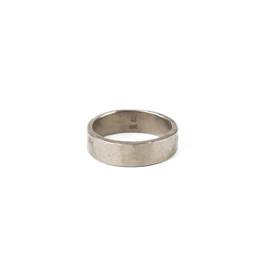 Black Barc - Jyun Band 6mm - 14k White Gold - Size 9