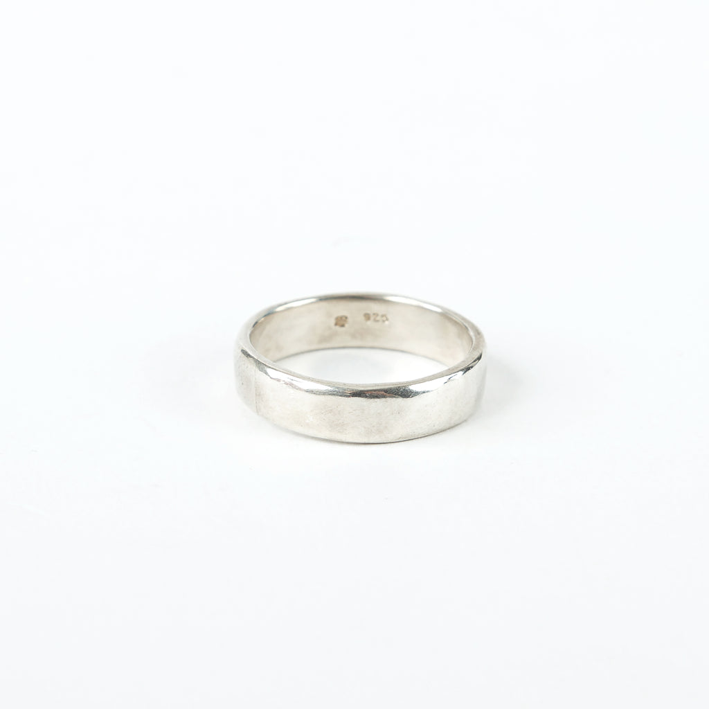 Black Barc - Square Round Band - Sterling Silver