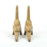 Cast Iron Cat Bookends - Set of Two