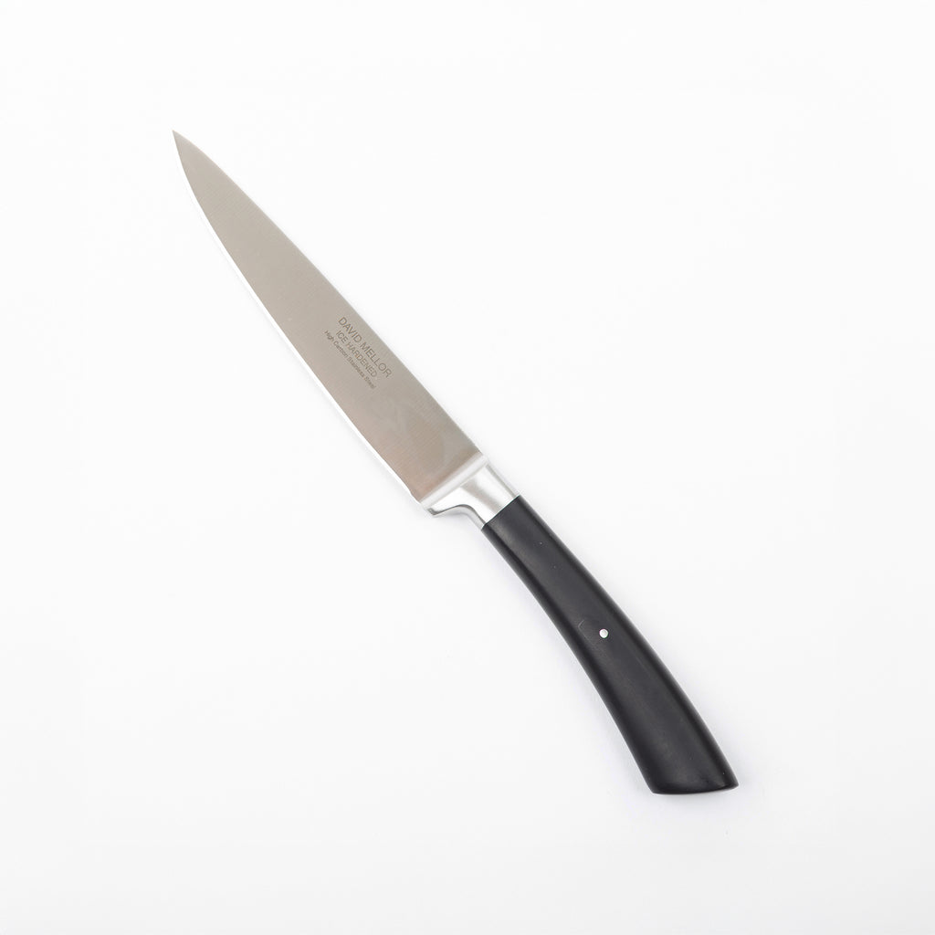 David Mellor Kitchen Knives - Black Handle Collection - Cooks Knife 15 cm