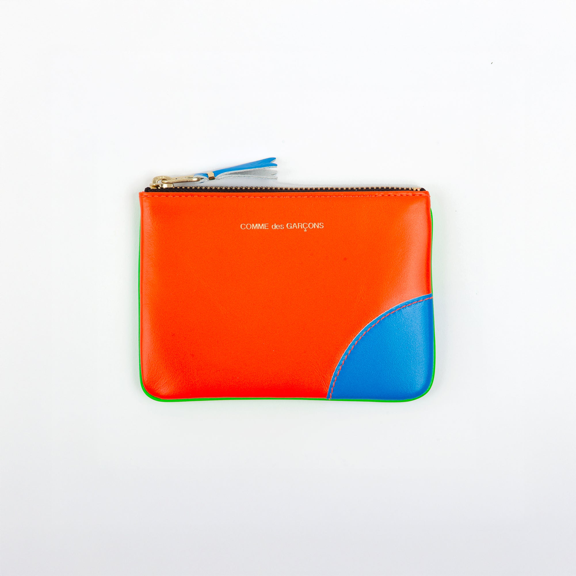 【関税&送料込】Comme Des Garcons Wallet Super Fluo Leather Comme des Garcons Wallets - Super Fluo - SA8100 Small Pouch