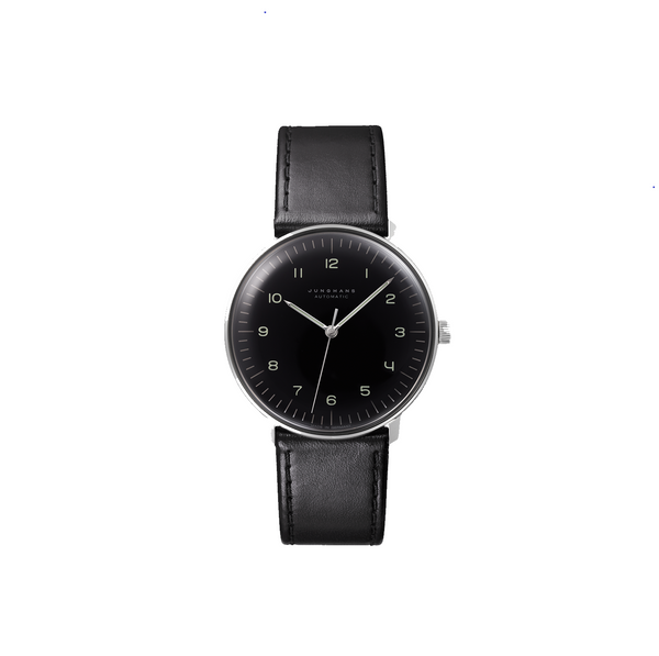 Max Bill Automatic Watch - Numbers - Black Dial