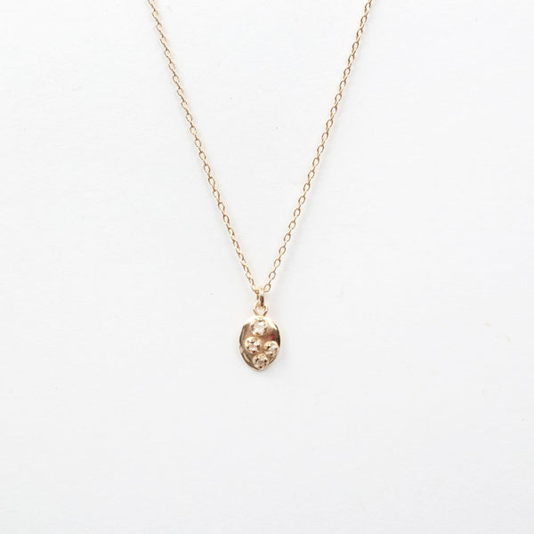 N + A - Shield Necklace - Diamond
