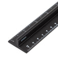 Canetti Steel Ruler 6" - Black