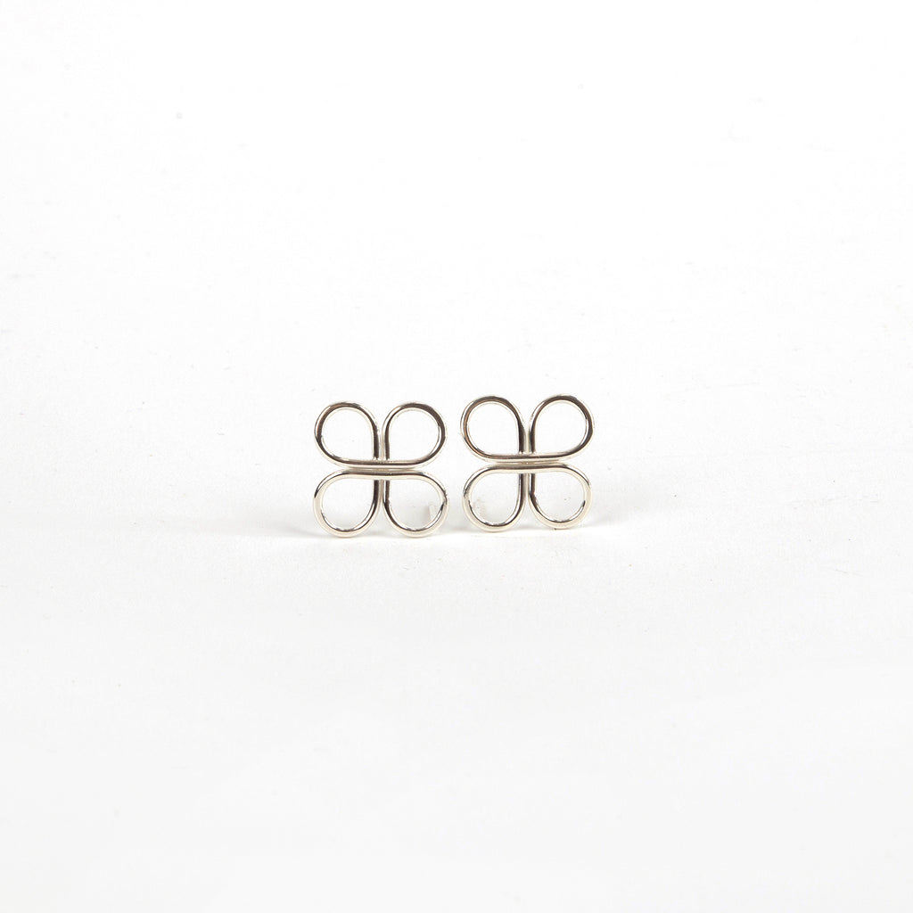 Cameron Rando - Endless Clover Earrings - Sterling Silver