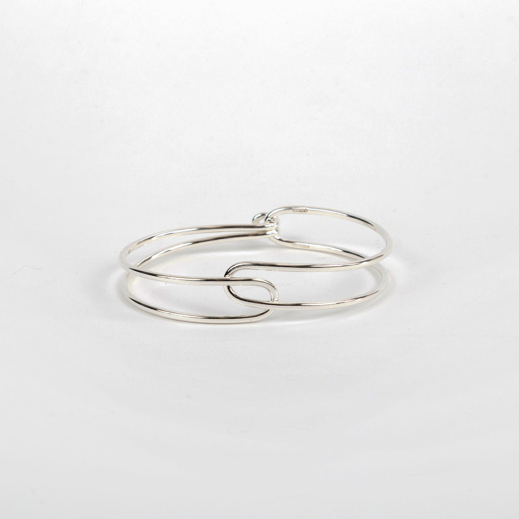 Cameron Rando - Knot Bangle Bracelet - Sterling Silver