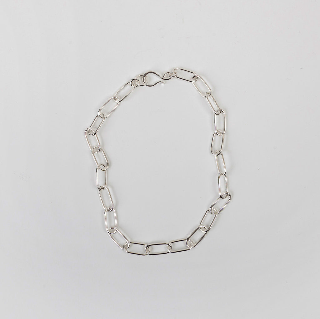 Cameron Rando - Cartouche Link Necklace - Sterling Silver