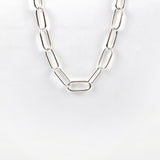 Cameron Rando - Cartouche Link Necklace - Sterling Silver