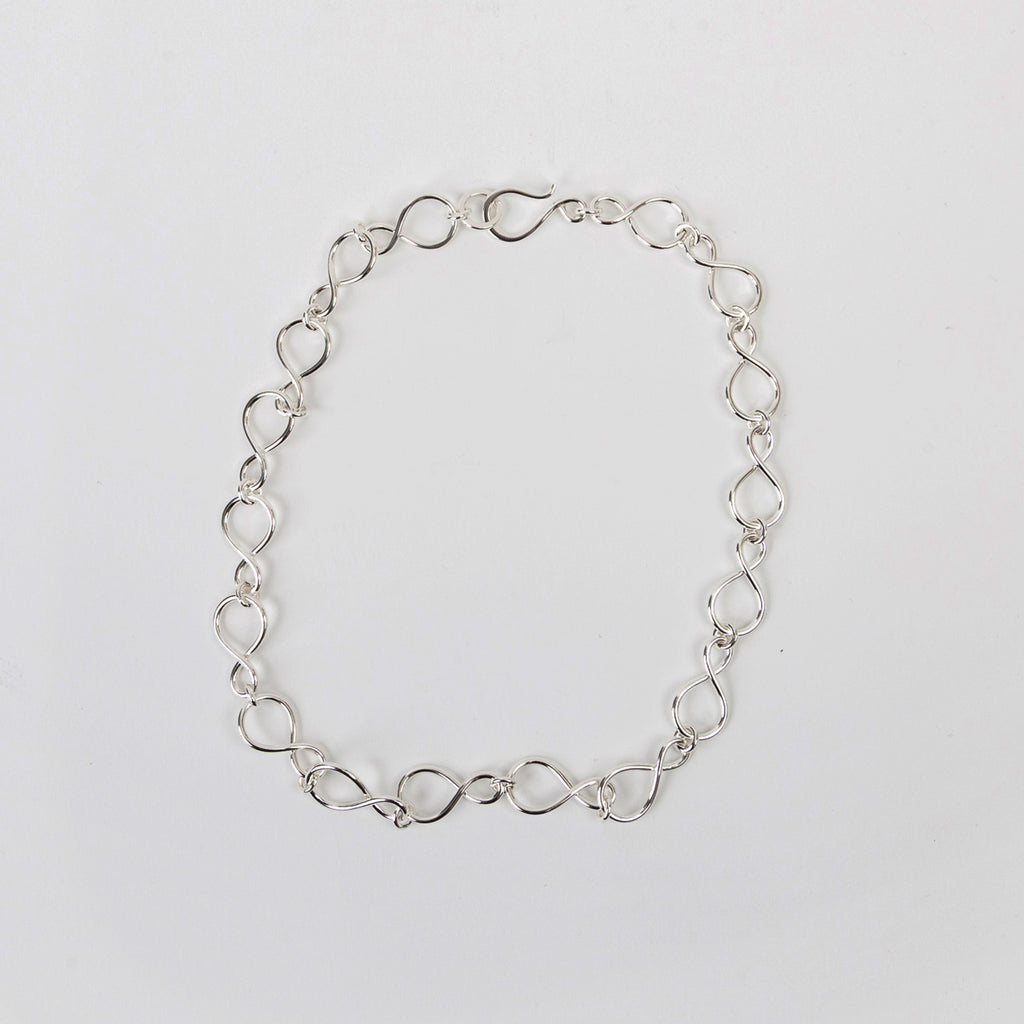 Cameron Rando - Figure Eight Link Necklace - Sterling Silver