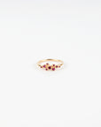 N + A - Rose Bush Ring with Ruby - Size 5.5