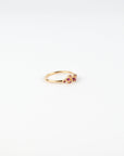 N + A - Rose Bush Ring with Ruby - Size 5.5