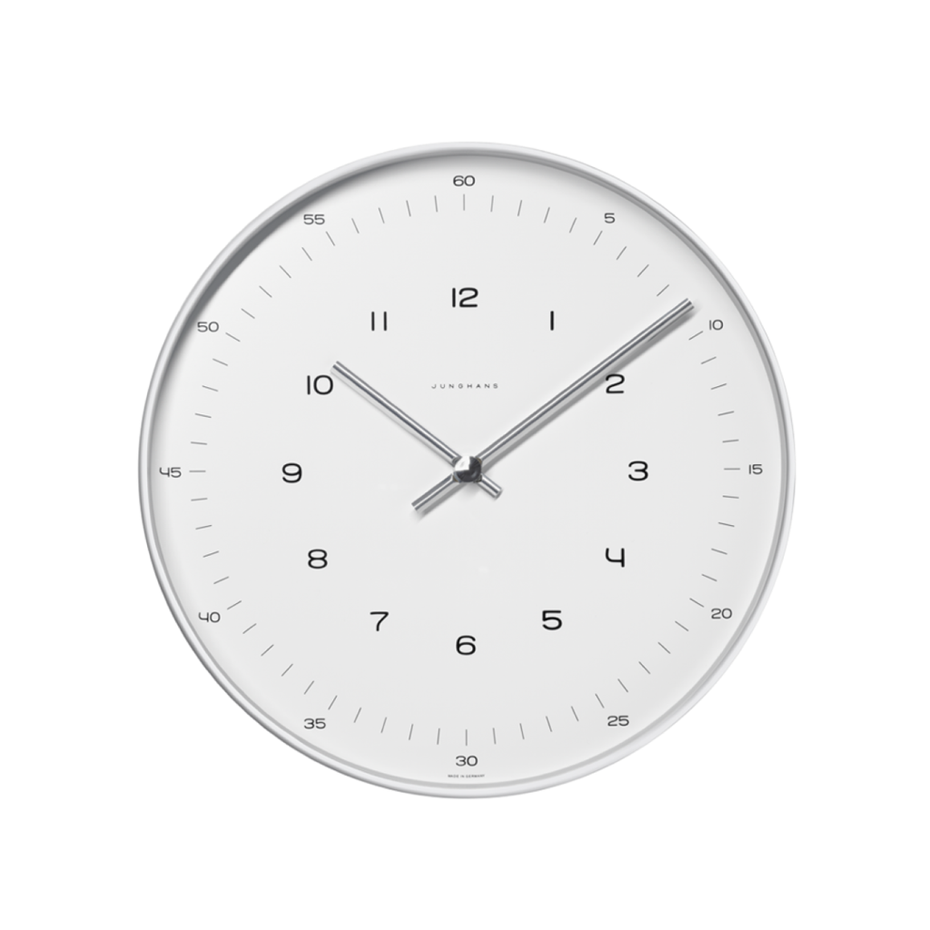 Max Bill Wall Clock Small - Numbers
