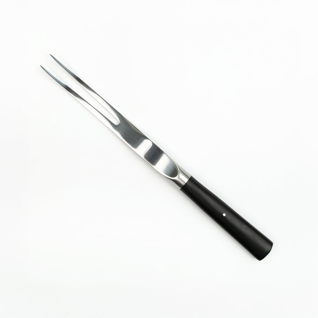 David Mellor Kitchen Knives - Black Handle Collection - Carving Fork