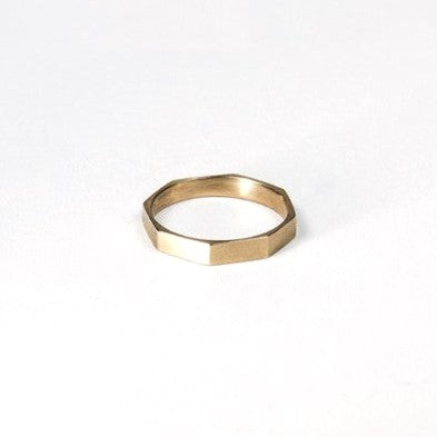 Carla Caruso - Medium Octette Band - Yellow Gold - Size 6