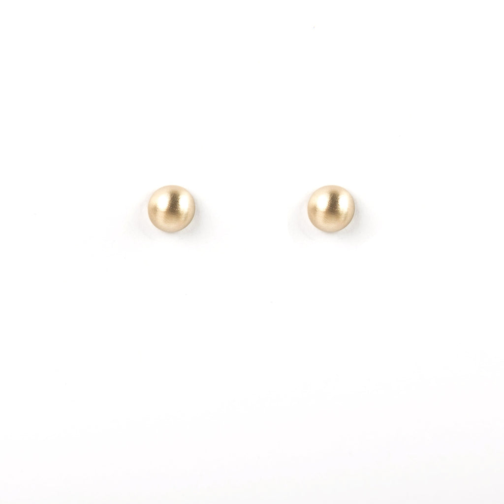 Carla Caruso - Bubble Stud Earrings - Yellow Gold - Medium