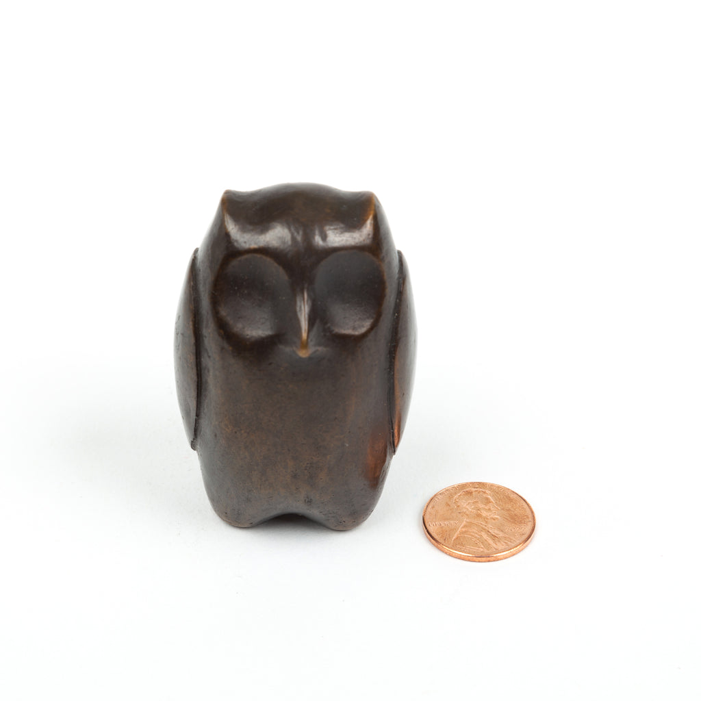 Anne Ricketts Sculptures - Owl Series - Small Owl