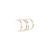 Carla Caruso - Moonlight Hoop Stud Earrings