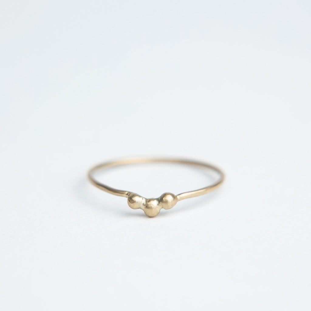 Black Barc - Tane Three Ring - 14k Yellow Gold