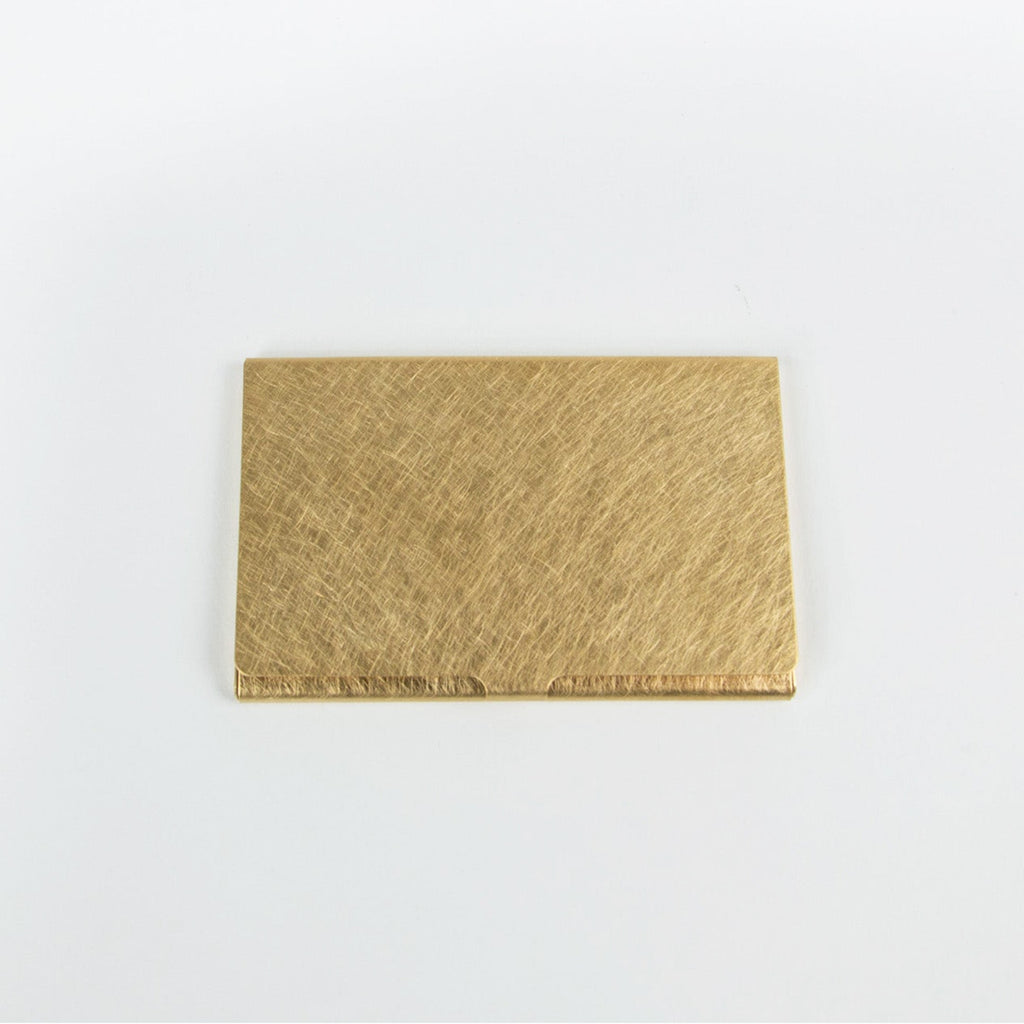 Japanese Brass Card Case - Slim Style