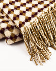 Burel Mountain Originals Blanket - Azuelo Multi - Wine & Camel