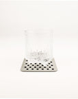Kaymet Coaster - Silver with Rubber Grip