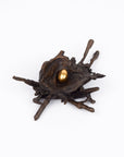 Anne Ricketts Sculptures - Nature Series - Egg 14k Plated