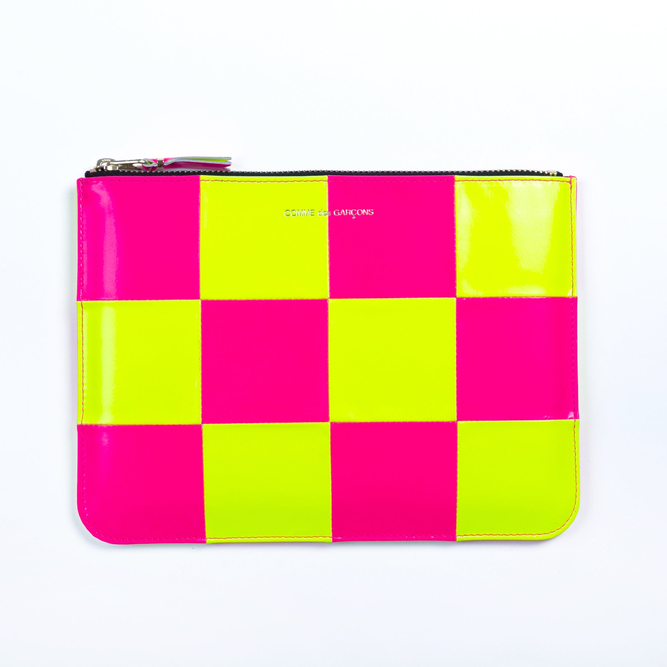 Comme Des Garcons Wallets: Super Fluo Squares