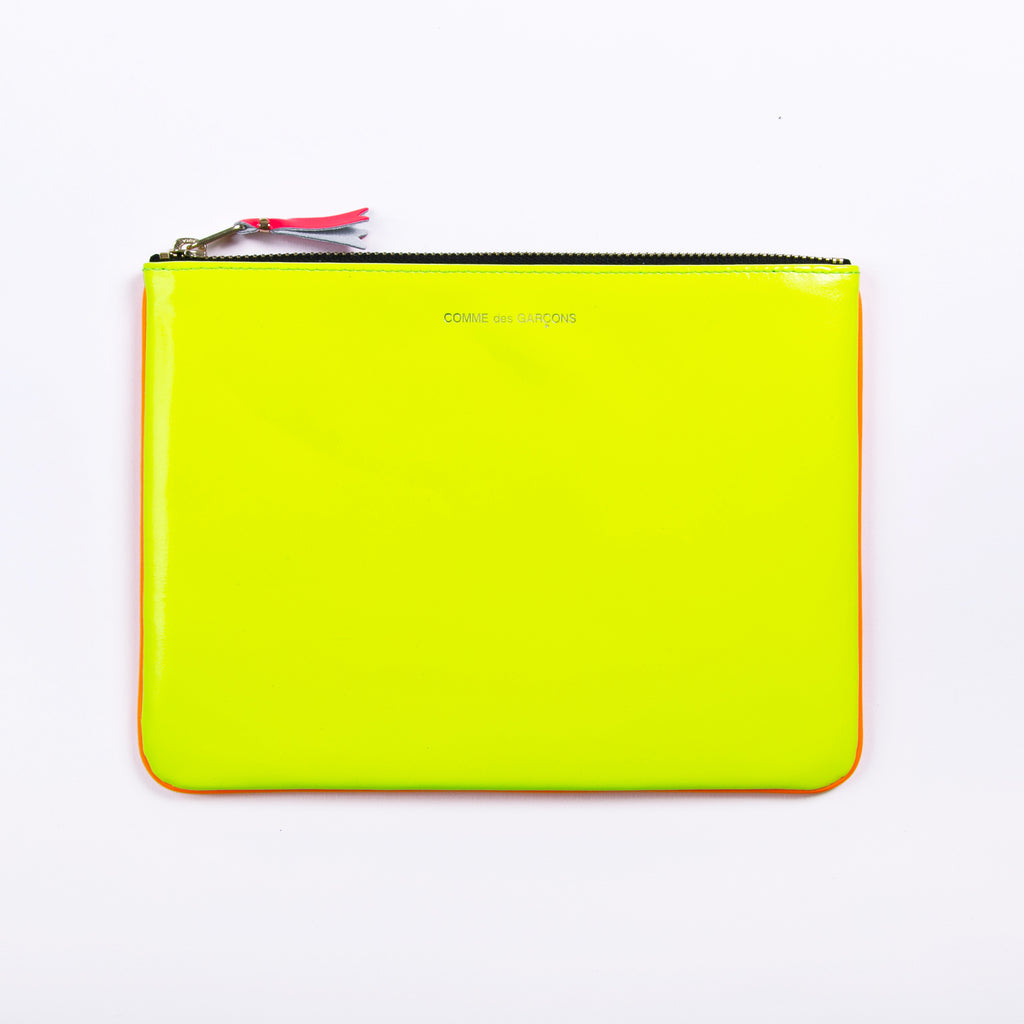 Comme des Garcons Wallets - Super Fluo - SA5100 Large Pouch