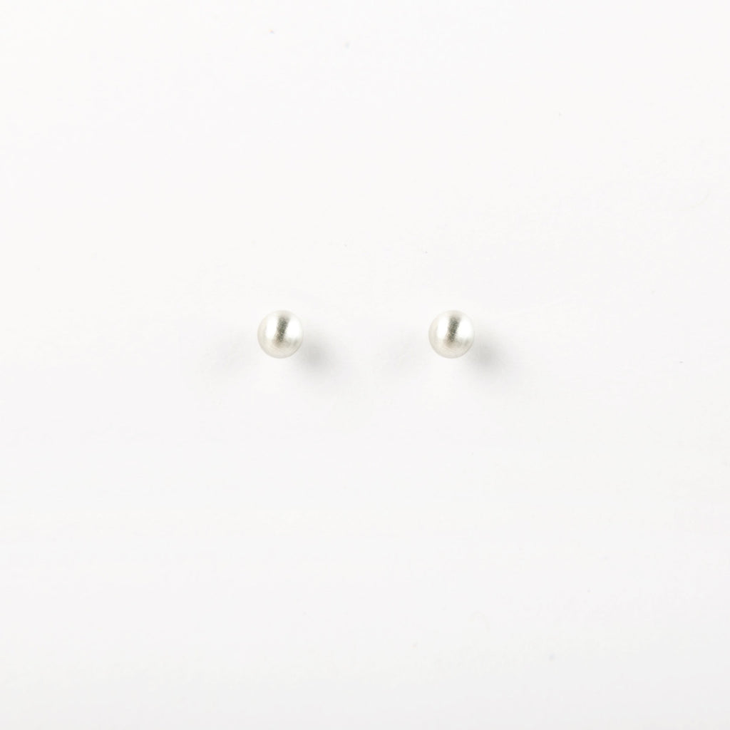 Carla Caruso - Bubble Stud Earrings - Sterling Silver - Small