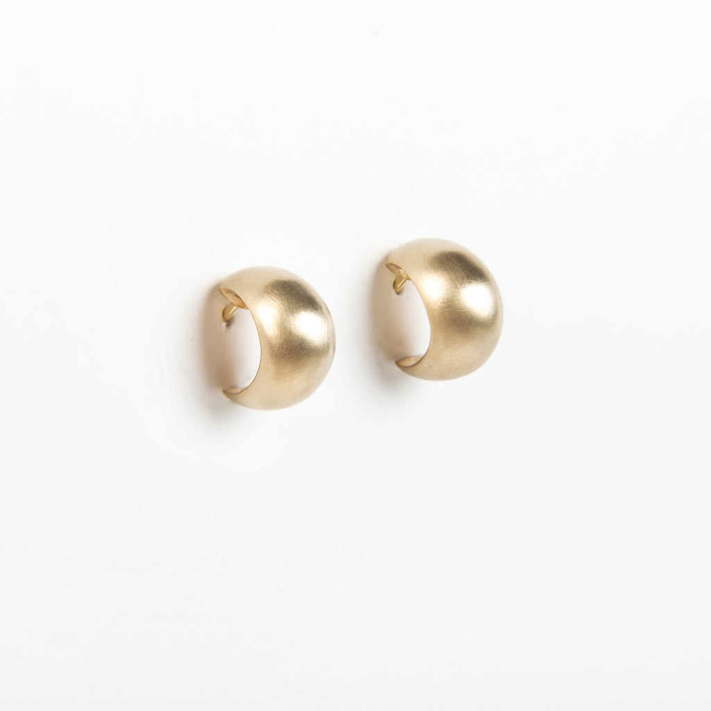 Carla Caruso - Luna Stud Earrings - Yellow Gold