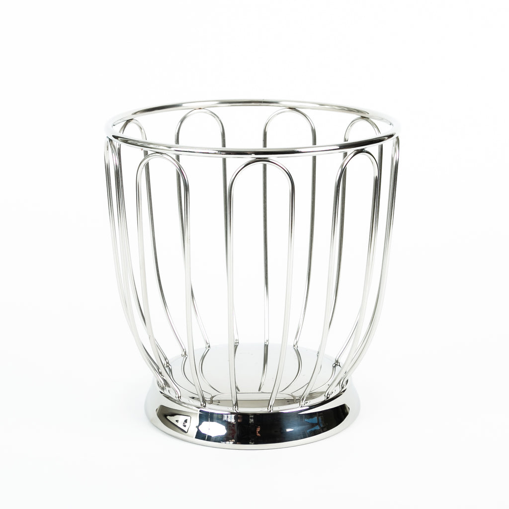 alessi citrus basket in polished steel