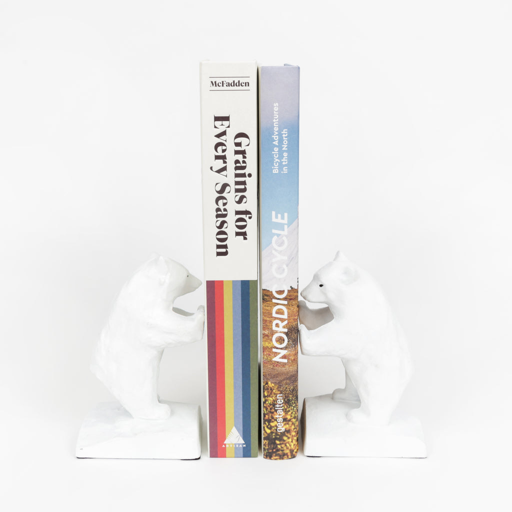 Cast Iron Bear Bookends - Set of Two