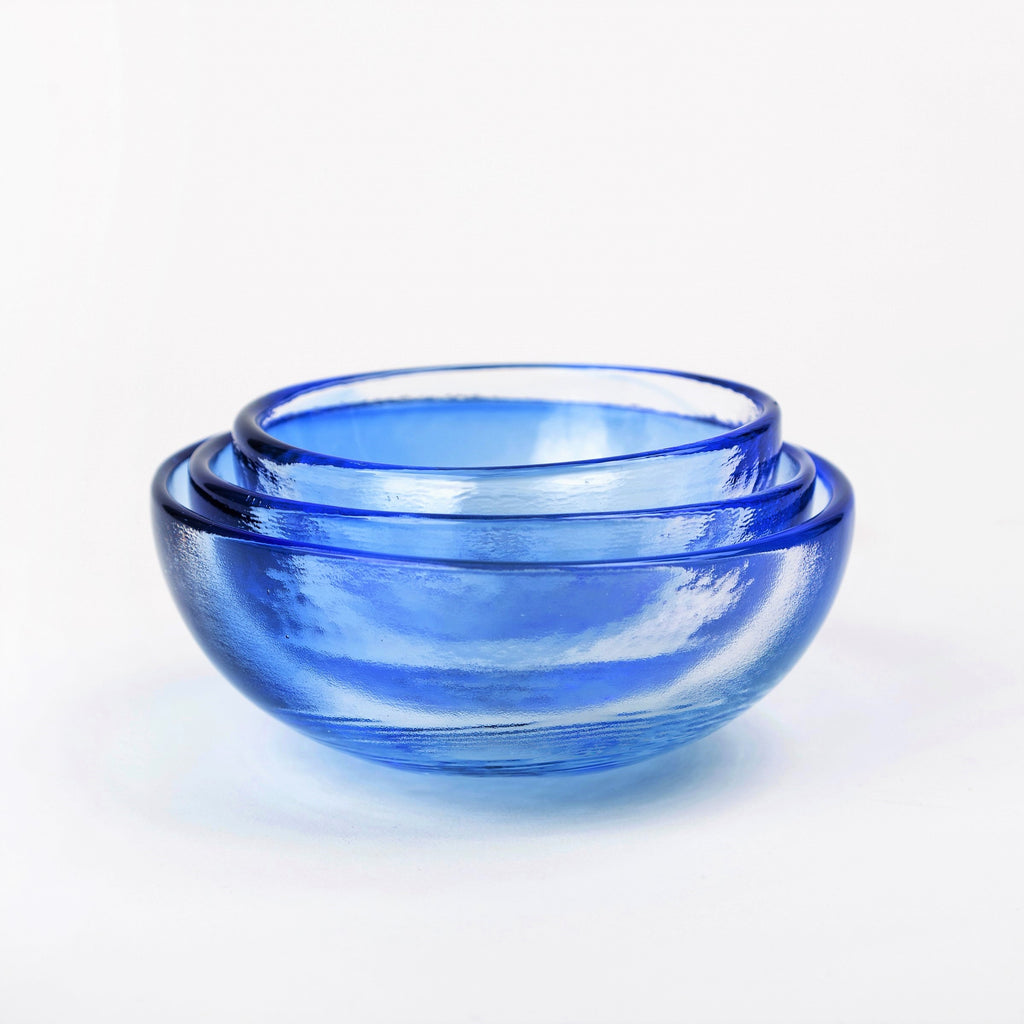 Glass Nesting Bowls - Set of 3