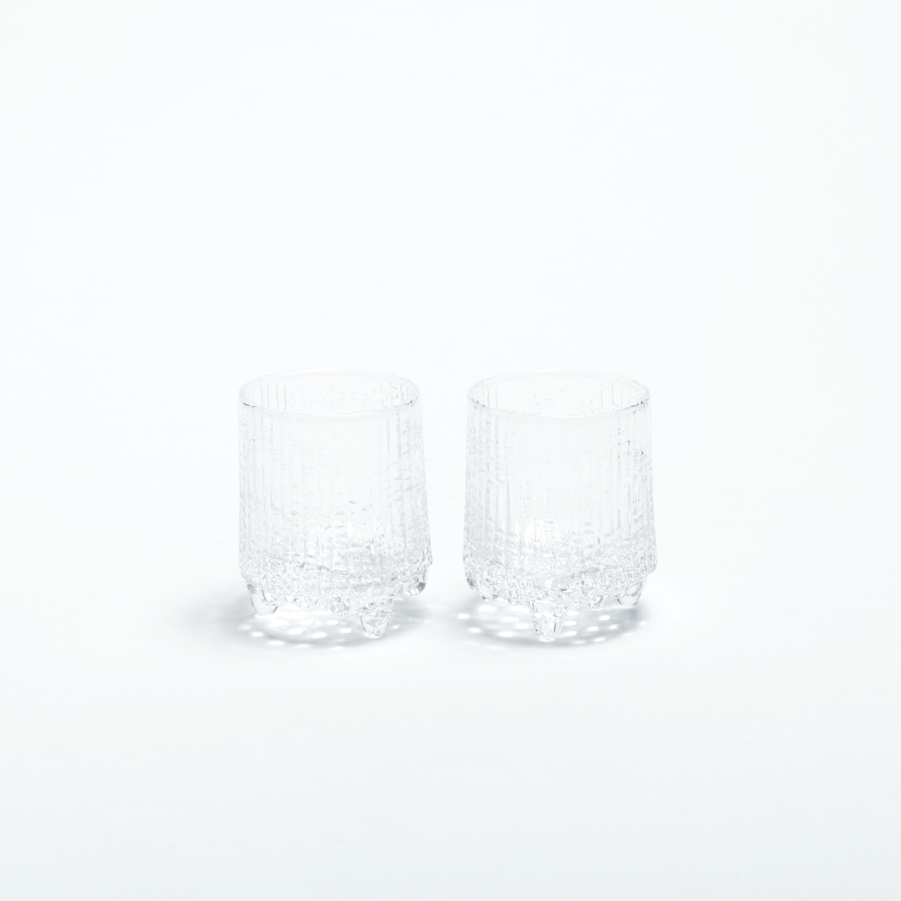 Ultima Thule Glass Collection Cordial Set of 2 Canoe