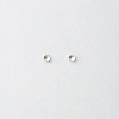 Carla Caruso - Polka Dot Small Stud Earrings - Sterling Silver