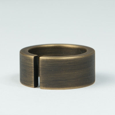 Marmol Radziner - Wide Cut Band - Distressed - Size 7