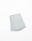 Yoshii Chambray Bath Towels - Two Tone Grey - Wash Towel