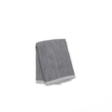 Yoshii Chambray Bath Towels - Two Tone Grey - Wash Towel