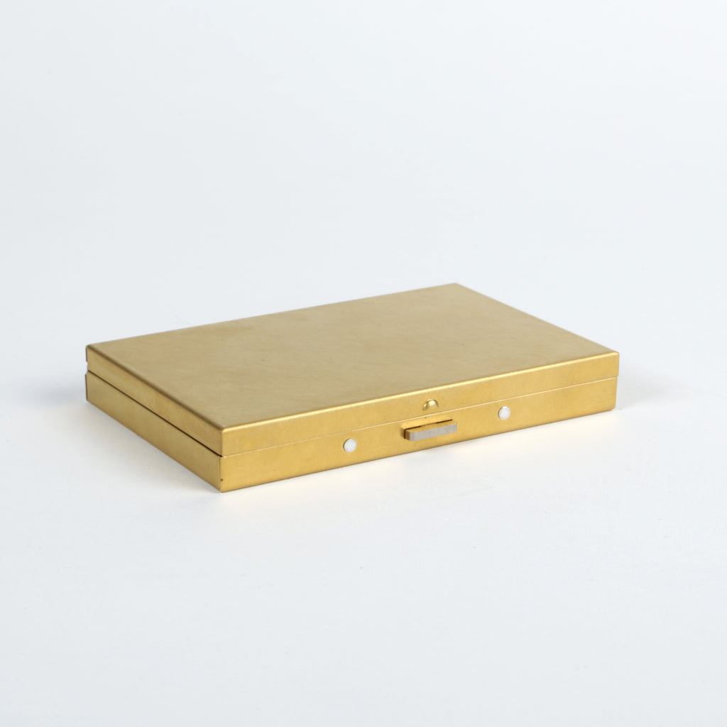 Japanese Brass Card Case - Box Style