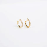 Liven Co. - Diamond Huggie Hoops