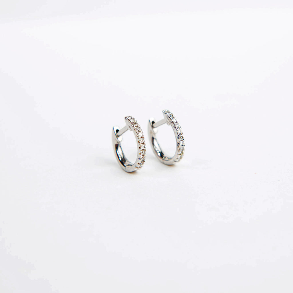 Liven Co. - Diamond Huggie Hoops