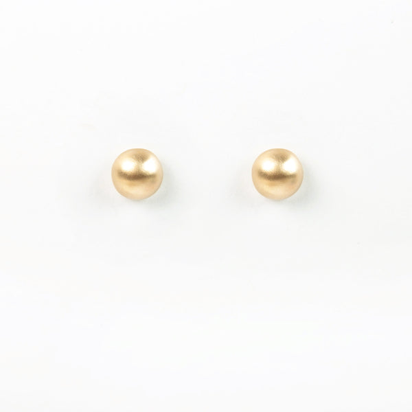 Carla Caruso - Bubble Stud Earrings - Yellow Gold, Large