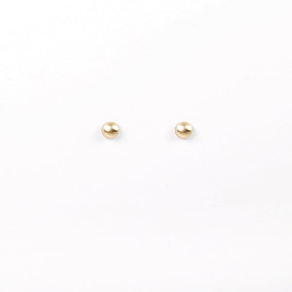 Carla Caruso - Bubble Stud Earrings - Yellow Gold, Small