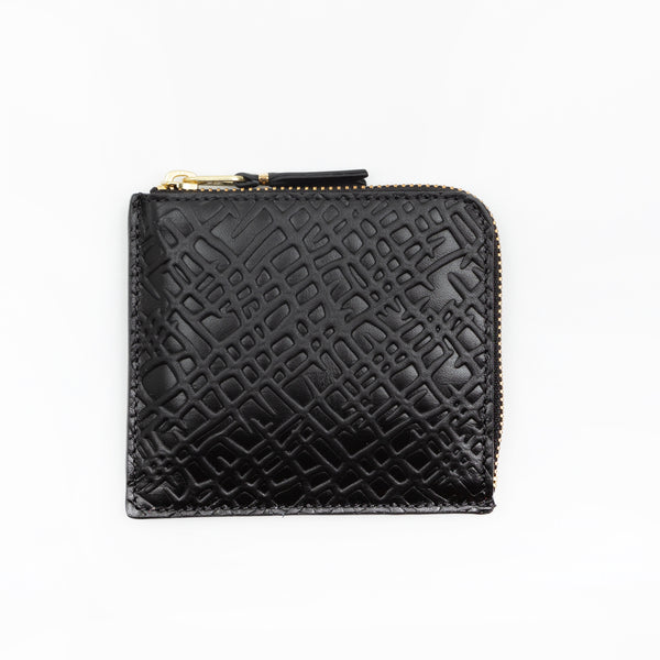 Comme des Garcons Walle - Roots Pattern - SA3100 Small Wallet Black