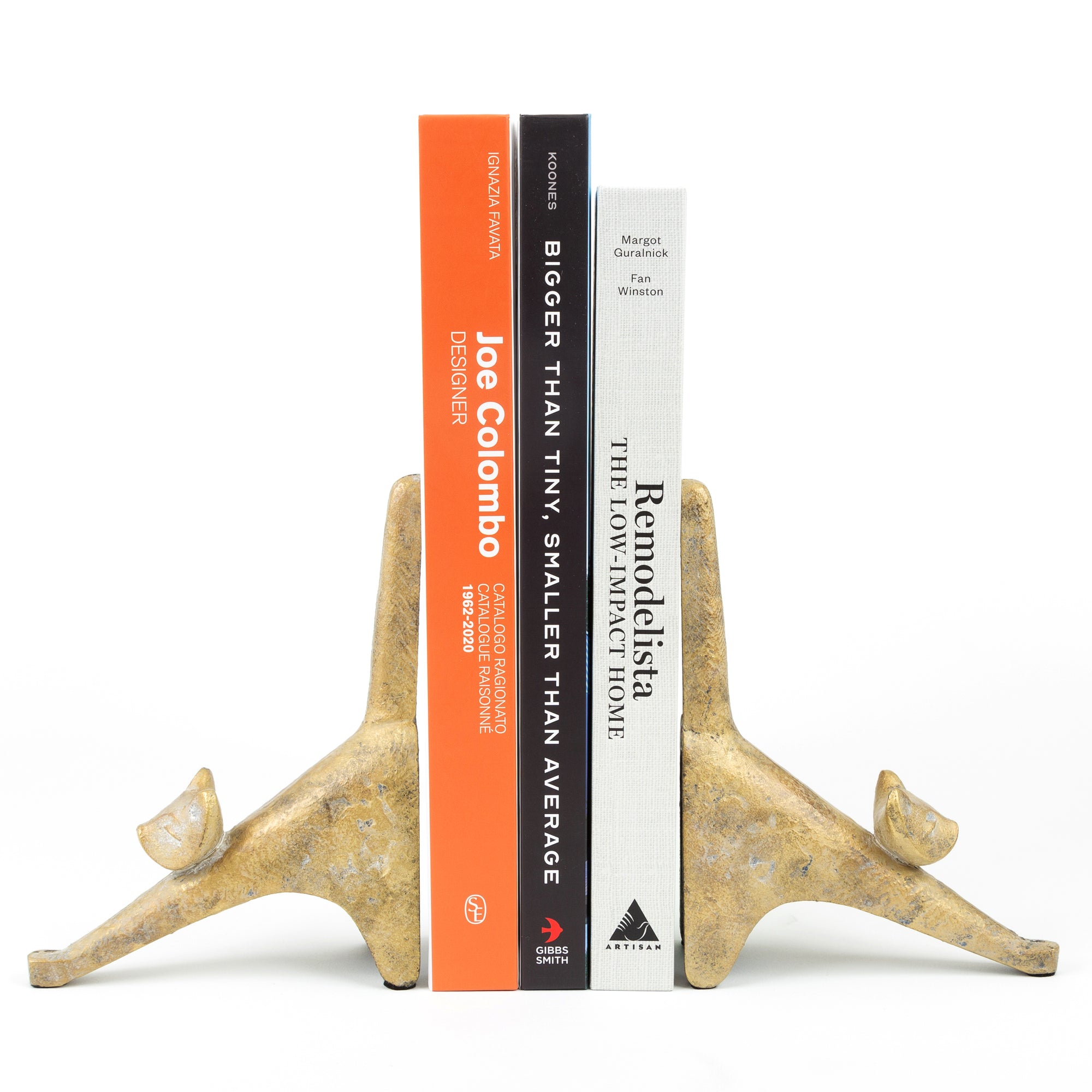 Cast Iron Cat Bookends - Set of Two