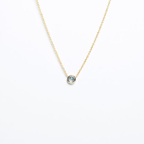 Carrie Hoffman - Baby Cab 3.0mm Necklace - Blue Topaz