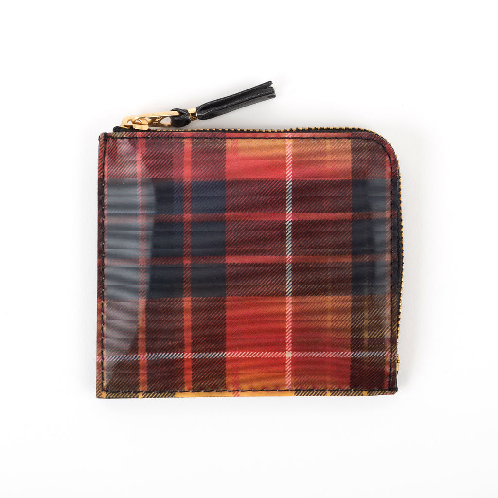 Comme des Garcons Wallets: Lenticular Tartan