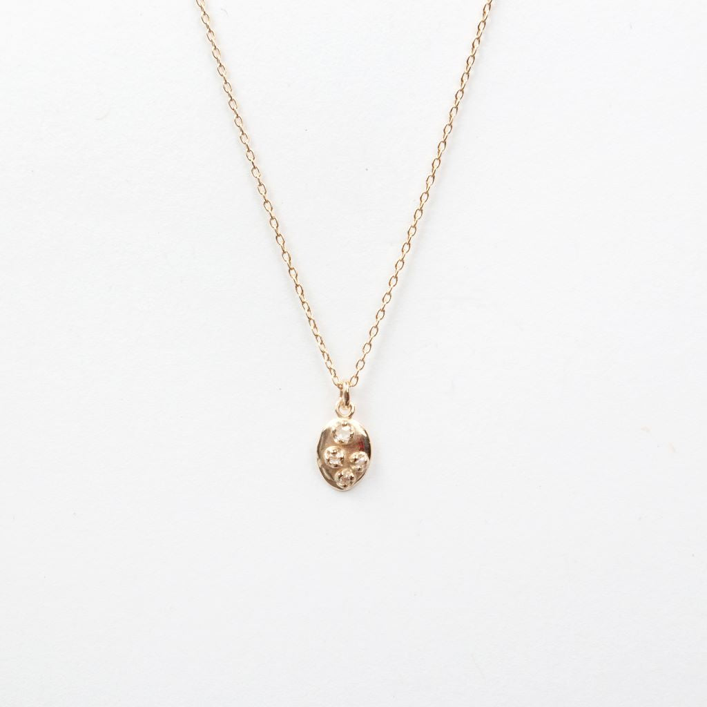 N + A - Shield Necklace - Diamond